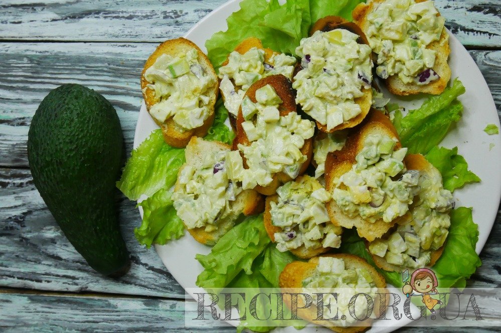 Рецепт Намазка из авокадо для бутербродов с фото