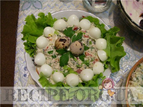 Салат с тунцом и стручковой фасолью