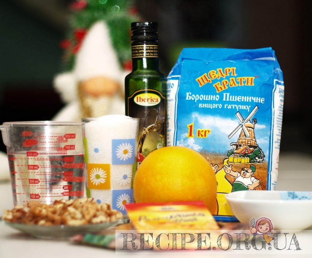 Ингредиенты для печенья Меломакароне