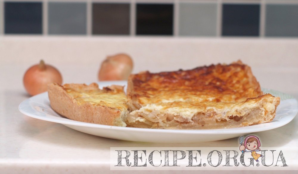 Рецепт Французский луковый пирог с фото