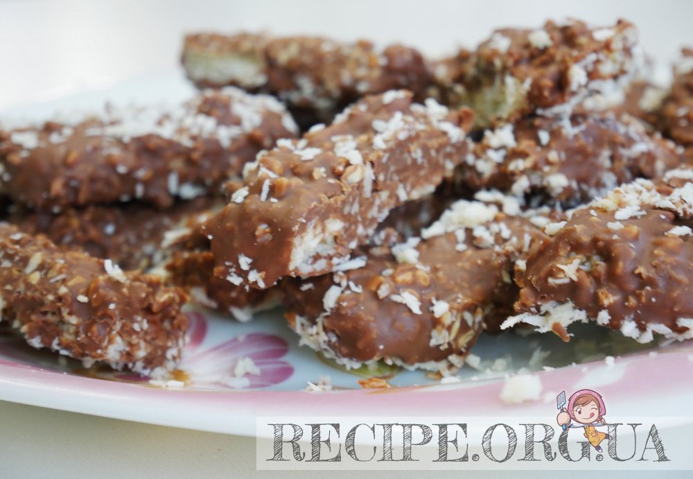 Рецепт Шоколадно-кокосовое лакомство «Баунти» с фото