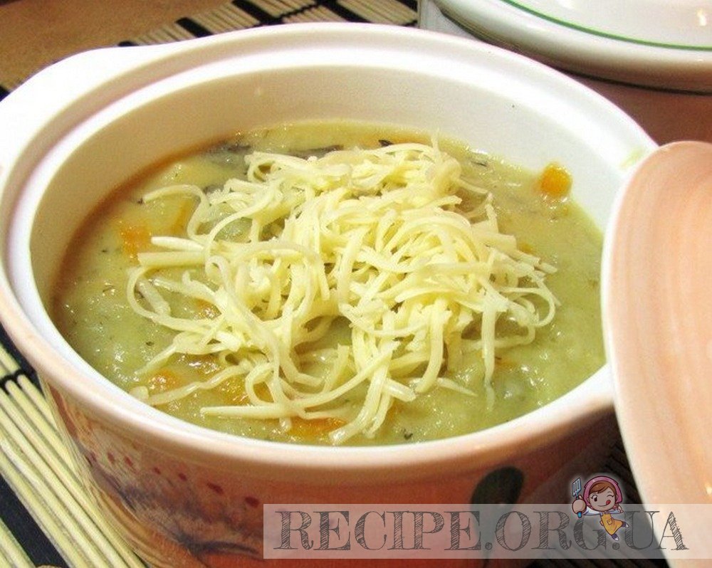 Рецепт Грибной суп с тертым картофелем с фото
