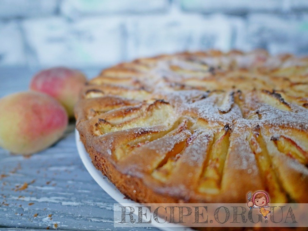 Рецепт Пирог с персиками с фото