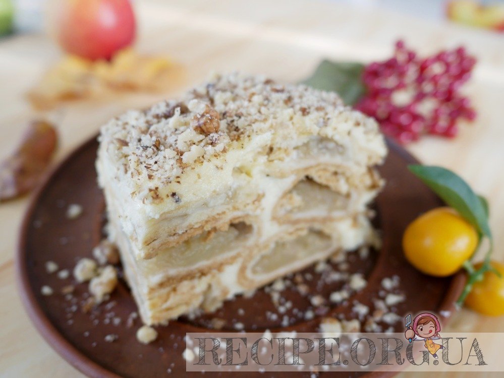 Рецепт Баварский торт-пирог с яблоками с фото