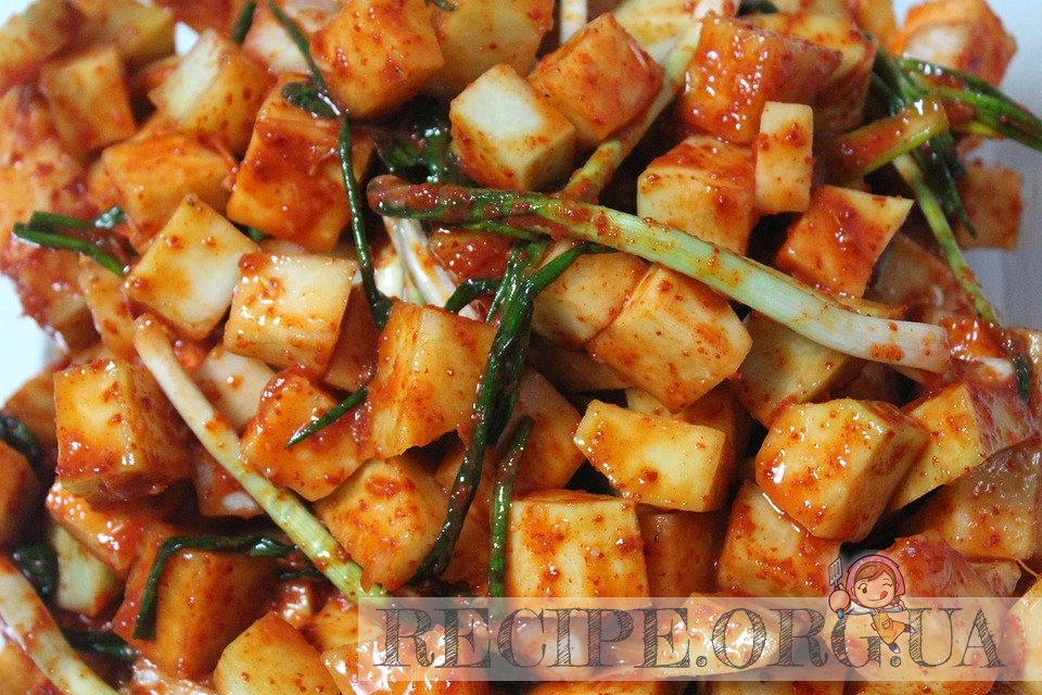 Кимчи из редьки по-корейски